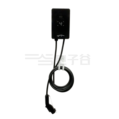 国标7KW家用版单相交流桩 即插即用/刷卡启动 LED指示灯 急停按钮 挂壁式不含立柱